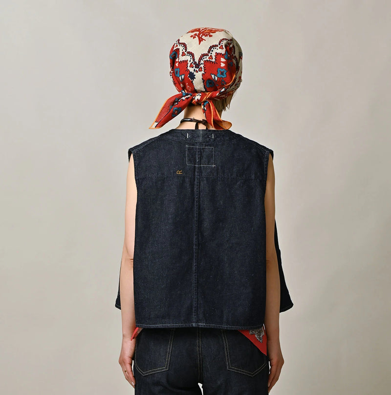 9.4oz Denim 908 Ocean Hunting Vest Nou - Image 9