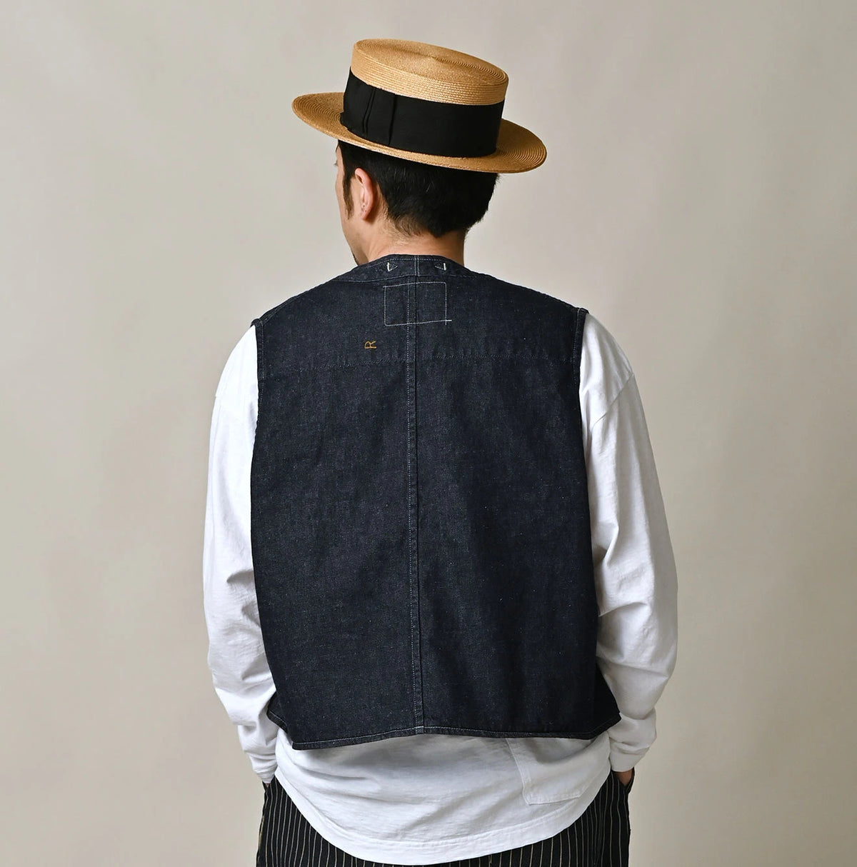 9.4oz Denim 908 Ocean Hunting Vest Nou