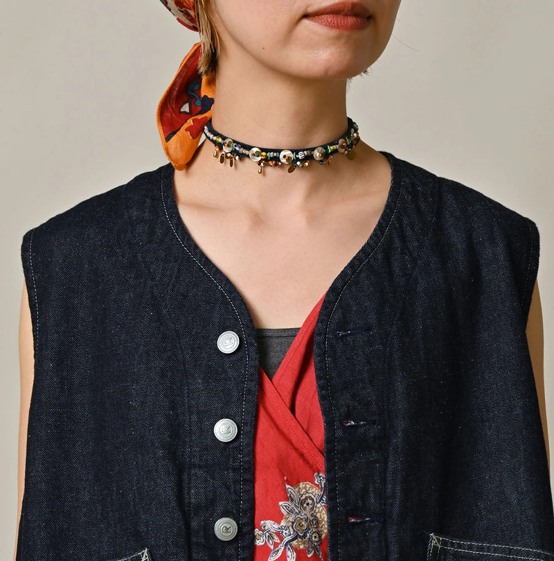 9.4oz Denim 908 Ocean Hunting Vest Nou - Image 10