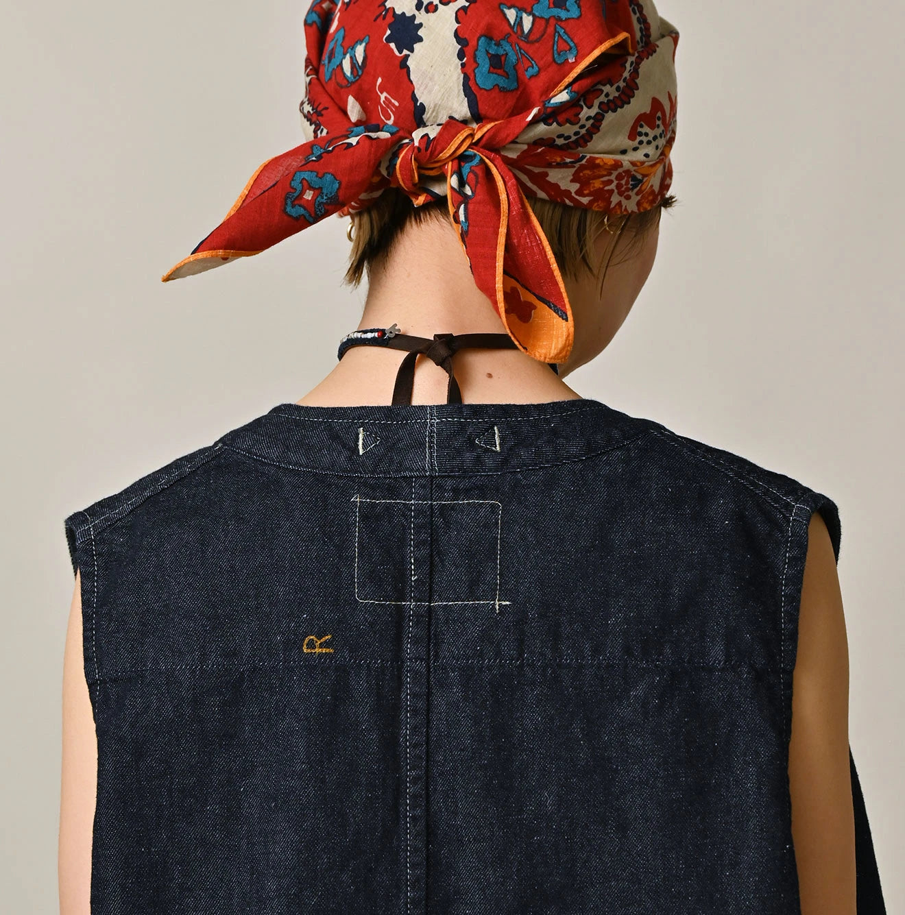 9.4oz Denim 908 Ocean Hunting Vest Nou - Image 12