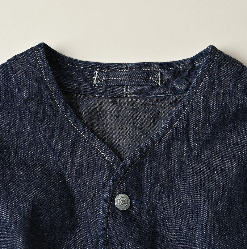 9.4oz Denim 908 Ocean Hunting Vest Nou - Image 15