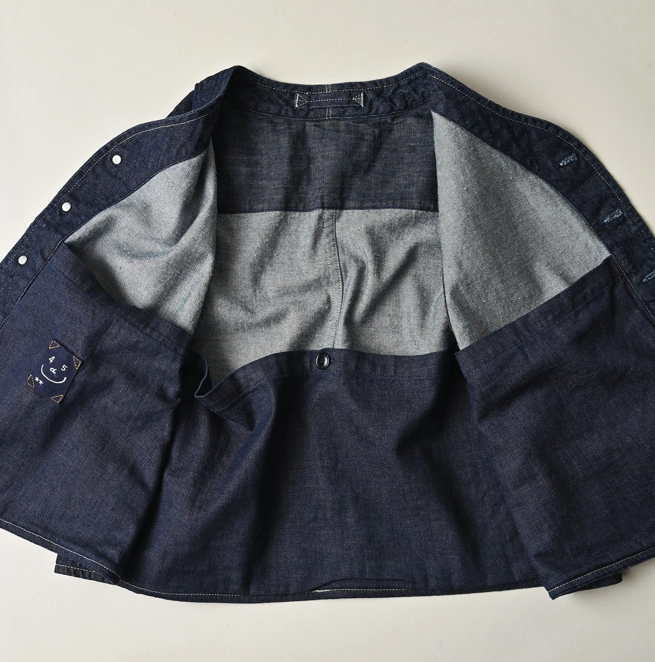 9.4oz Denim 908 Ocean Hunting Vest Nou - Image 18