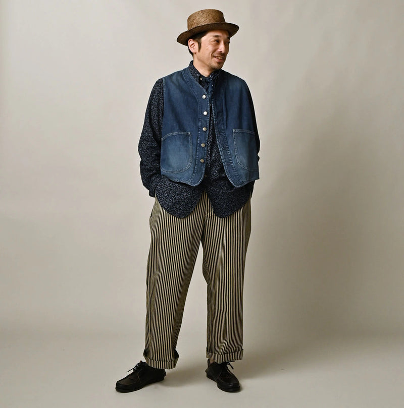 9.4oz Denim 908 Ocean Hunting Vest Zyu - Image 3