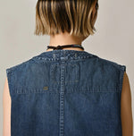 9.4oz Denim 908 Ocean Hunting Vest Zyu