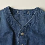 9.4oz Denim 908 Ocean Hunting Vest Zyu