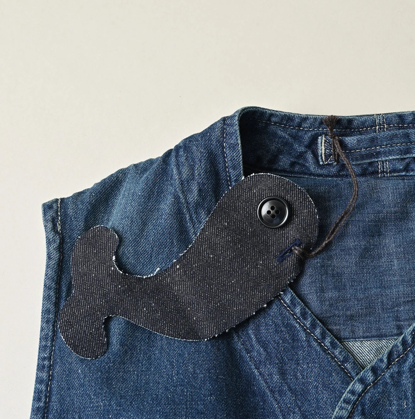 9.4oz Denim 908 Ocean Hunting Vest Zyu