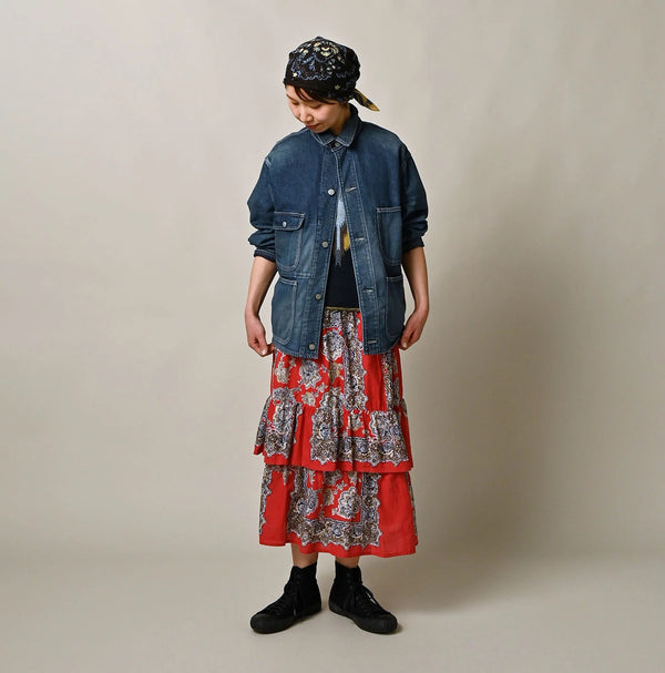 9.4oz Denim 908 Ocean Coverall Tan