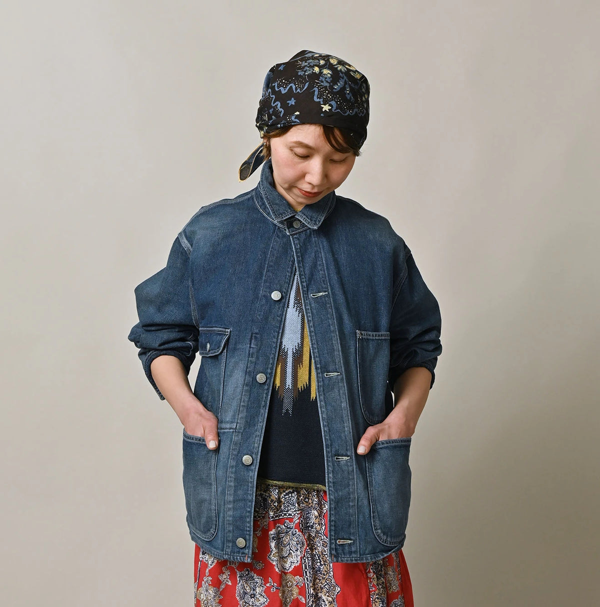 9.4oz Denim 908 Ocean Coverall Tan