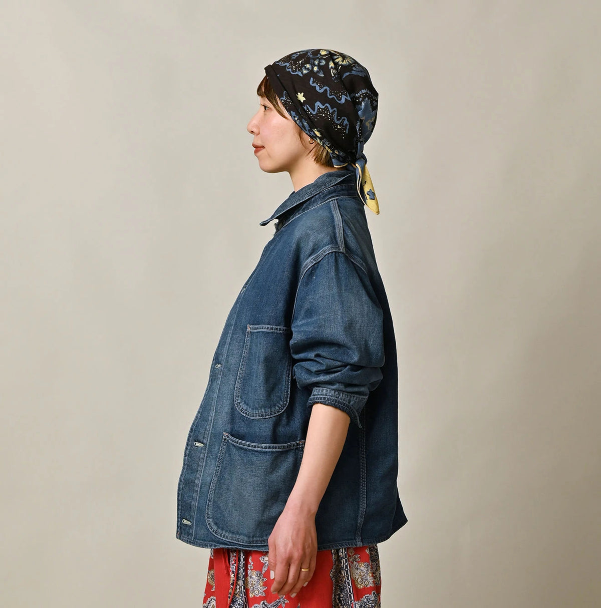 9.4oz Denim 908 Ocean Coverall Tan