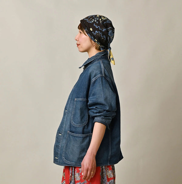 9.4oz Denim 908 Ocean Coverall Tan