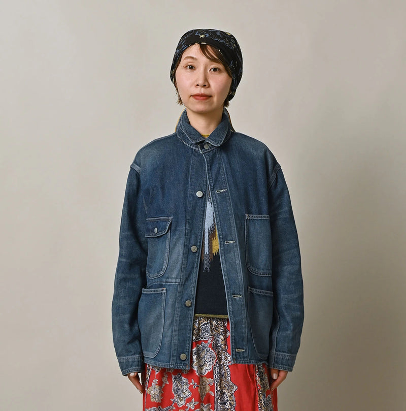 9.4oz Denim 908 Ocean Coverall Tan - Image 10