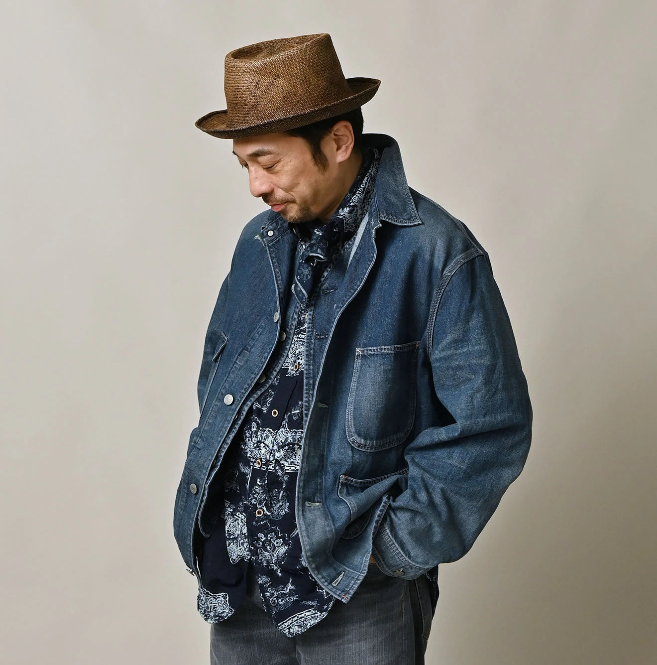 9.4oz Denim 908 Ocean Coverall Tan - Image 5