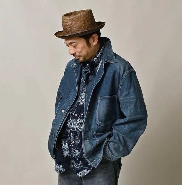 9.4oz Denim 908 Ocean Coverall Tan