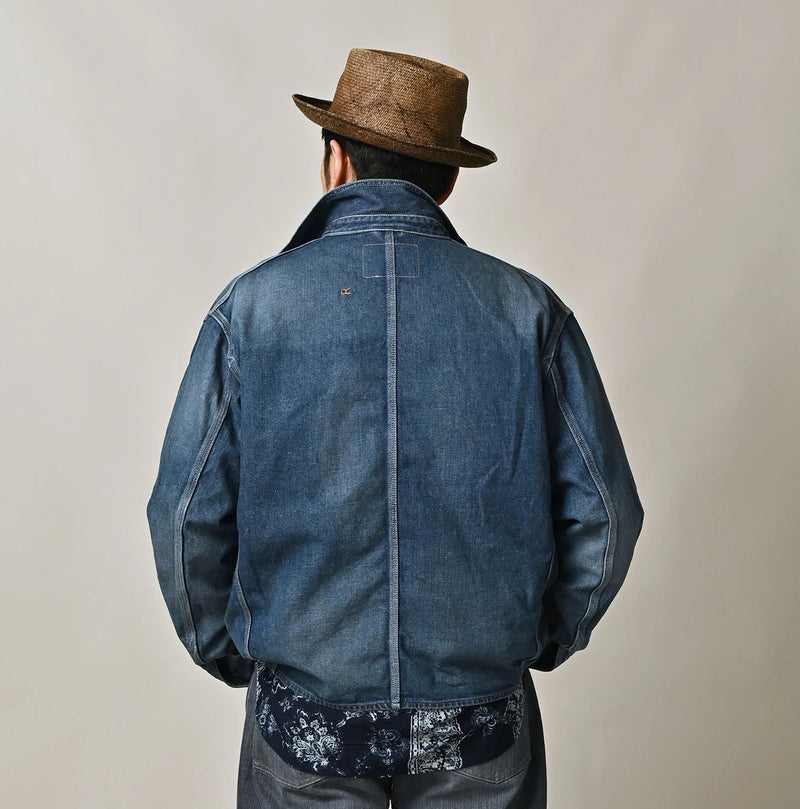 9.4oz Denim 908 Ocean Coverall Tan - Image 6