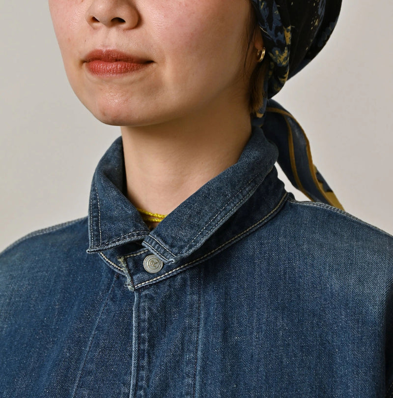 9.4oz Denim 908 Ocean Coverall Tan - Image 11