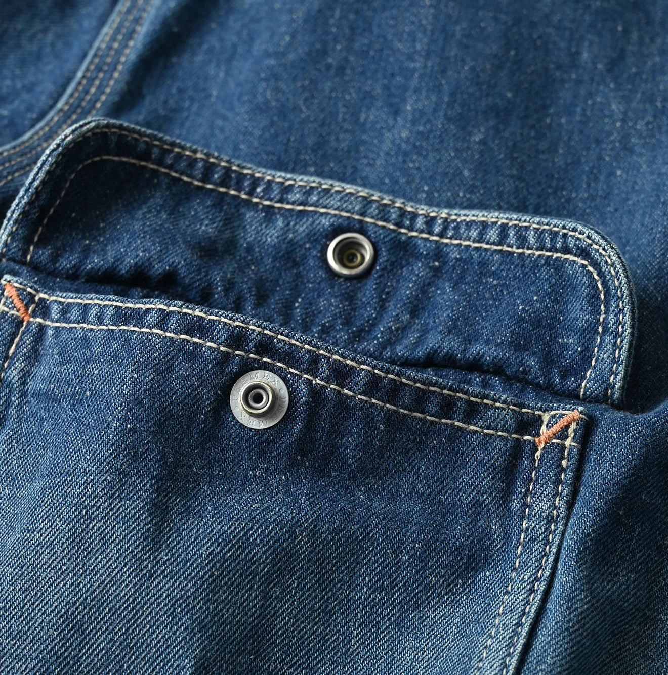 9.4oz Denim 908 Ocean Coverall Tan - Image 19