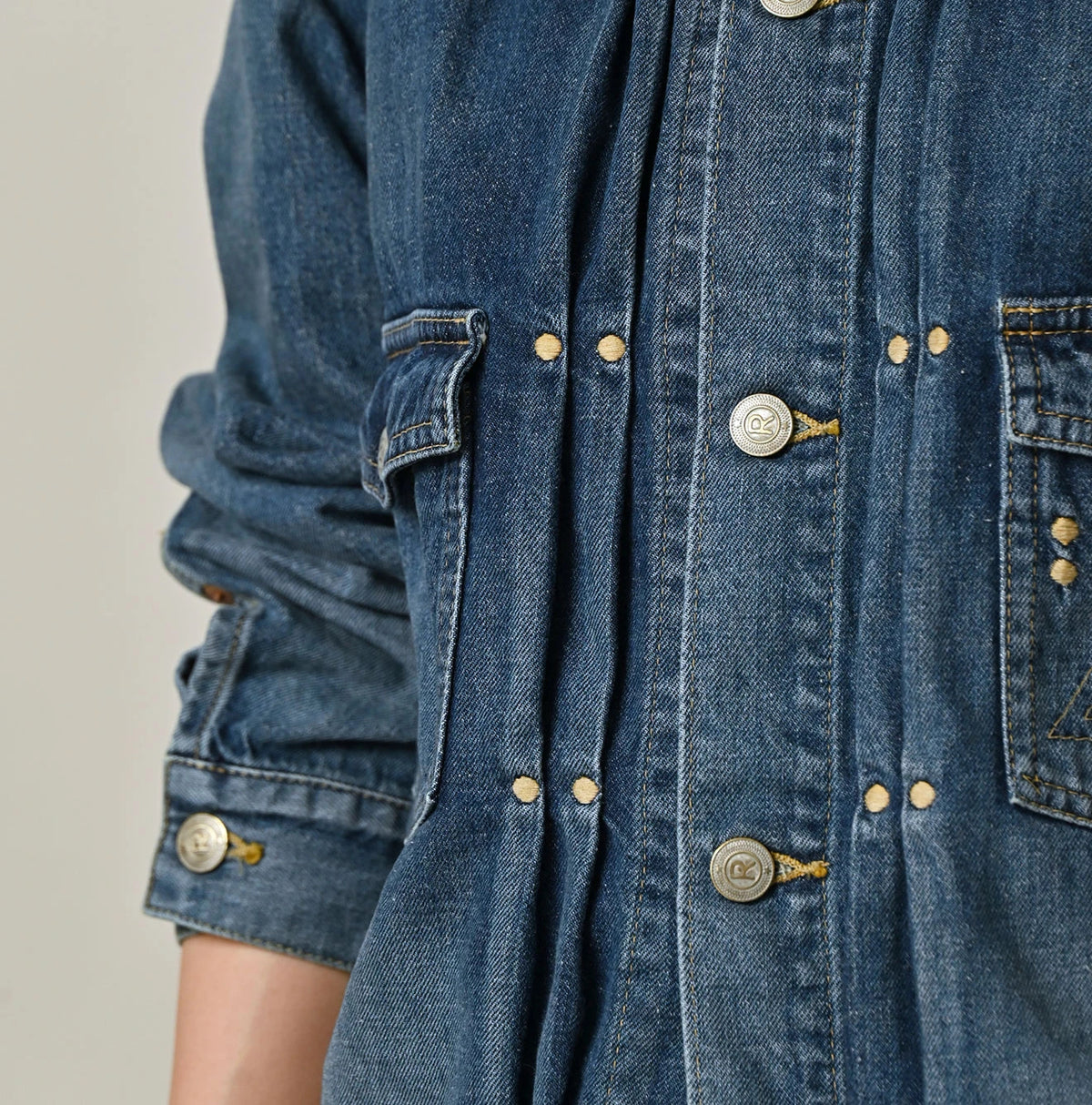 45R 9.4oz Denim 908 Jacket Tan