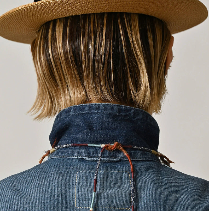 45R 9.4oz Denim 908 Jacket Tan - Image 13