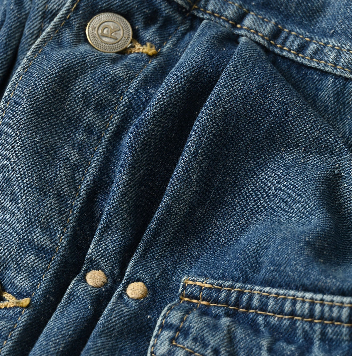 45R 9.4oz Denim 908 Jacket Tan