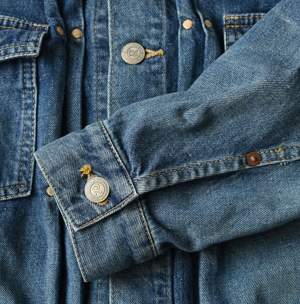 45R 9.4oz Denim 908 Jacket Tan