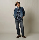 9.4oz Denim 908 Ocean Hunting Vest Tan