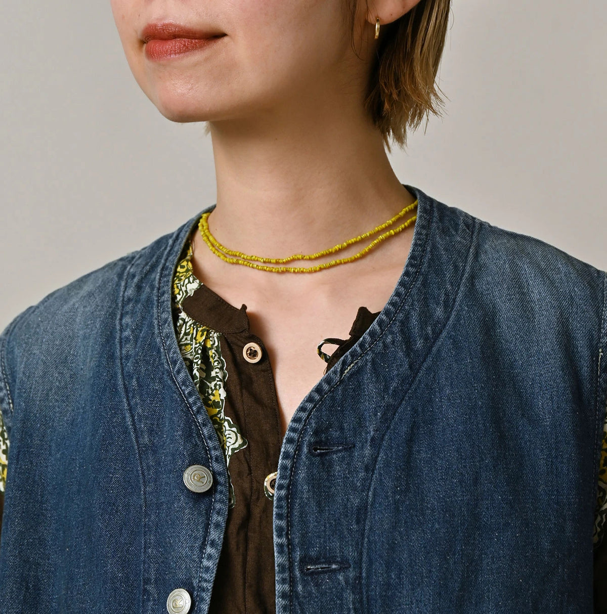 9.4oz Denim 908 Ocean Hunting Vest Tan