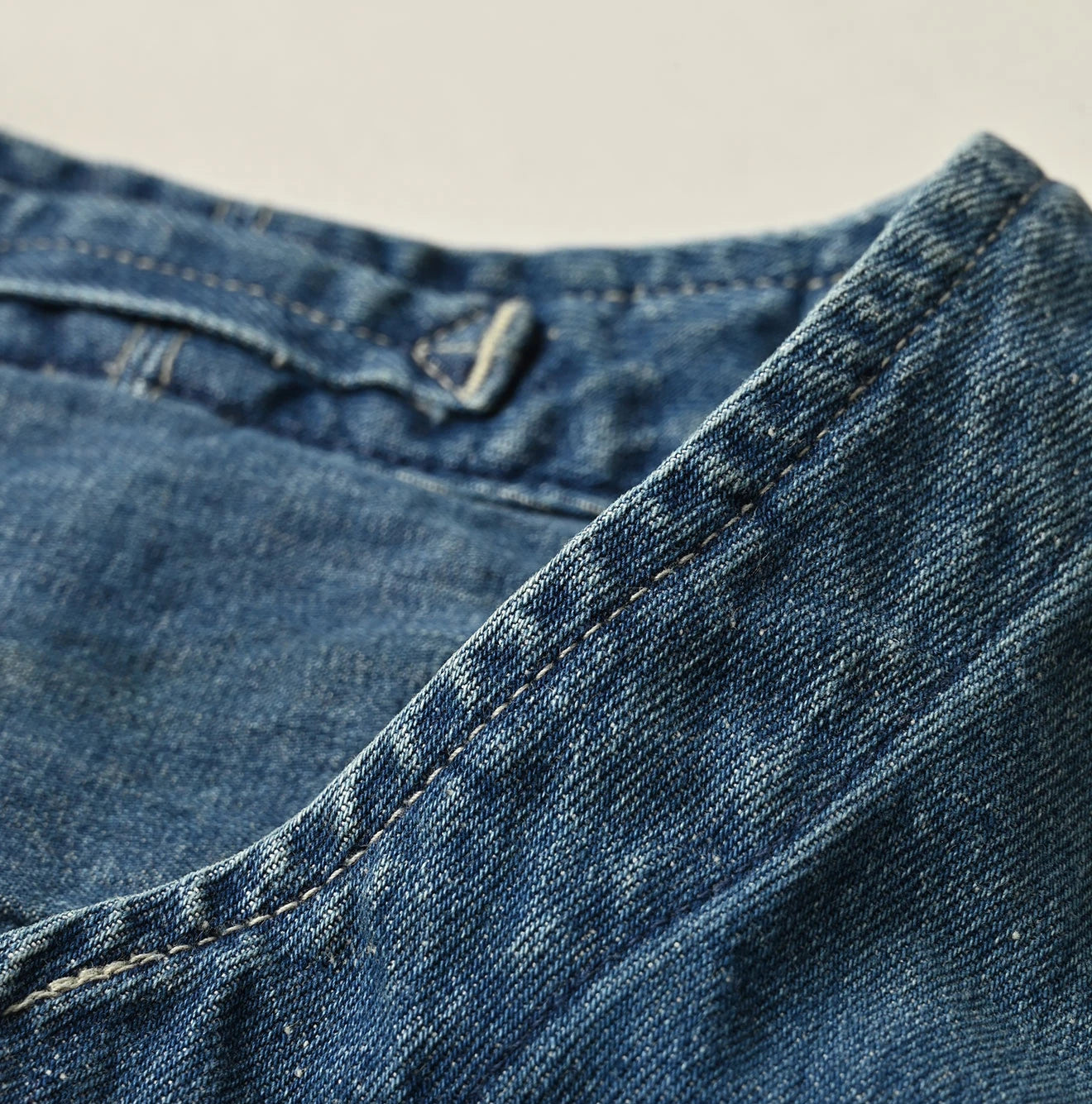 9.4oz Denim 908 Ocean Hunting Vest Tan - Image 16