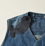 9.4oz Denim 908 Ocean Hunting Vest Tan