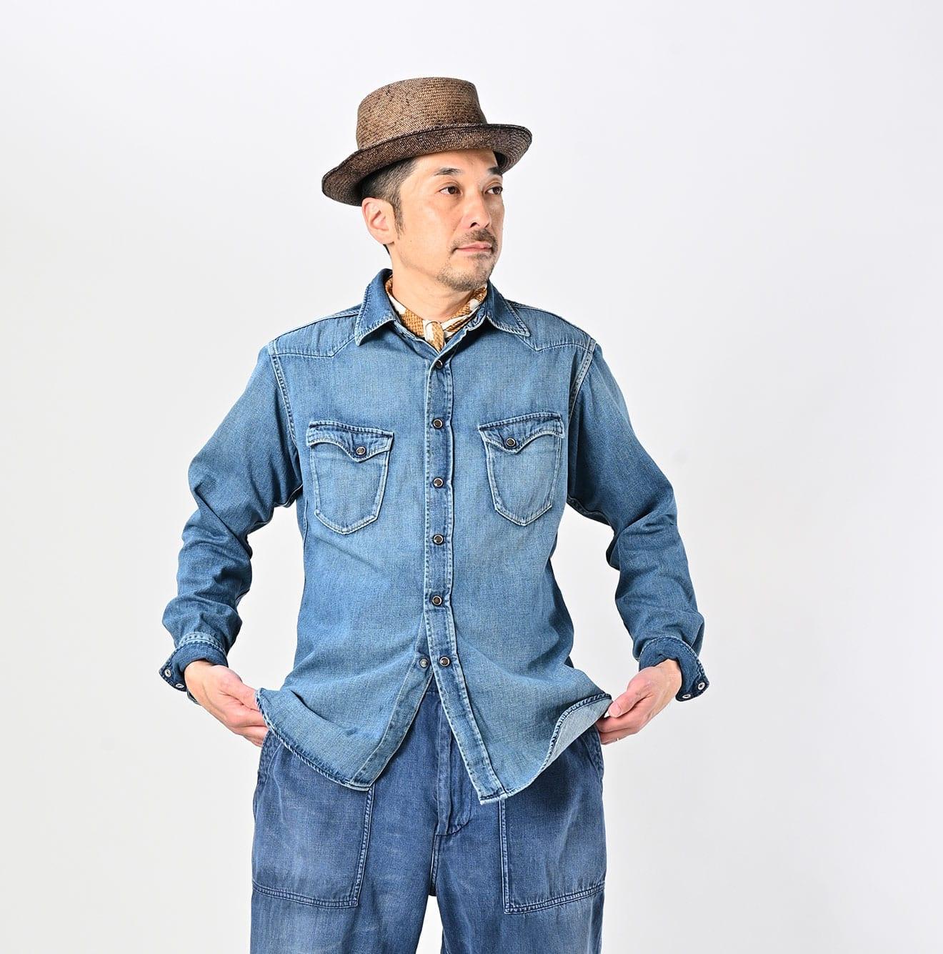 Shirt-denim 908 Eastern Shirt - 45R by 45rpm studio