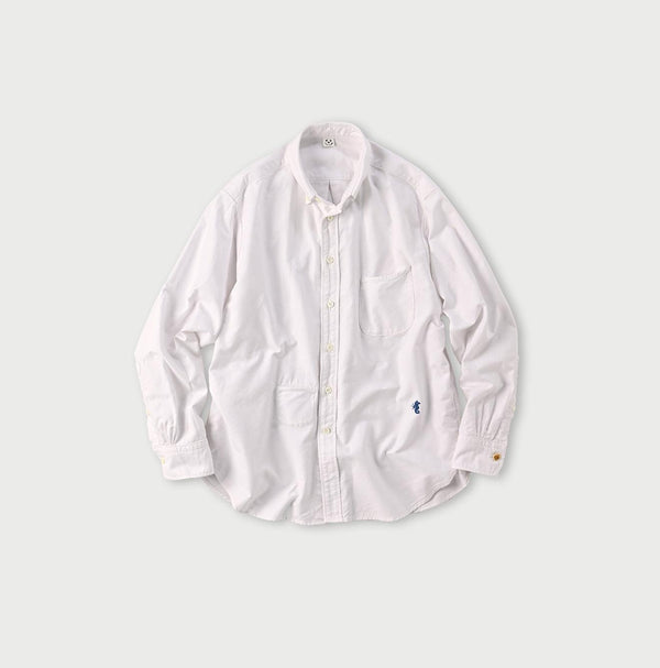 Supima Oxford 908 Ocean Buttondown Shirt - 45R by 45rpm studio