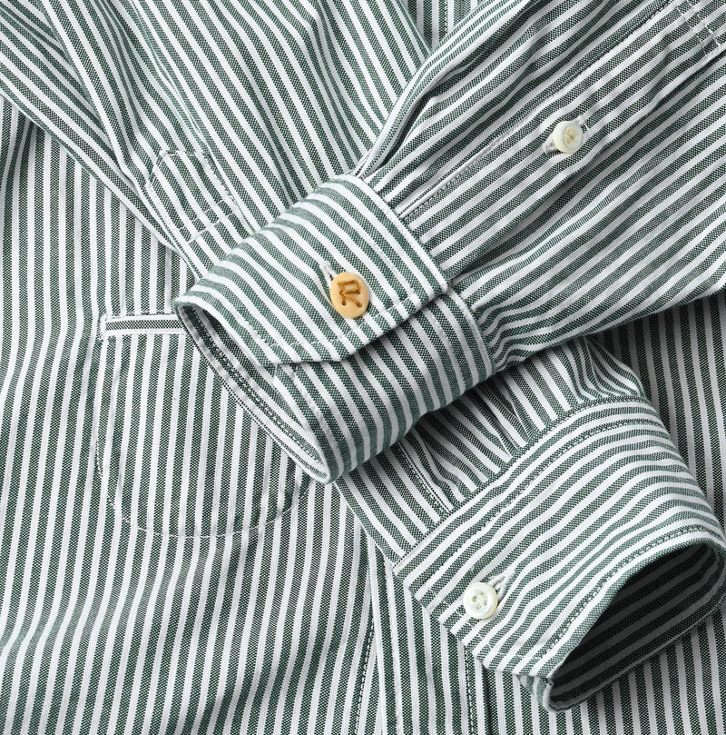 Supima Oxford 908 Ocean Buttondown Shirt - 45R by 45rpm studio - Image 11