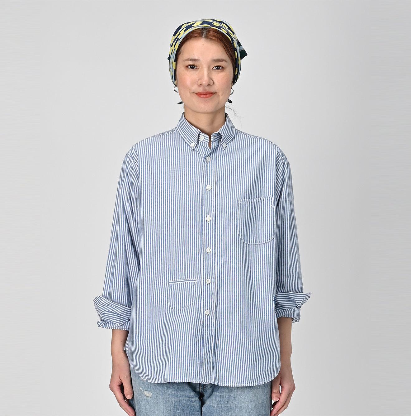 Supima Oxford 908 Ocean Buttondown Shirt - 45R by 45rpm studio - Image 2