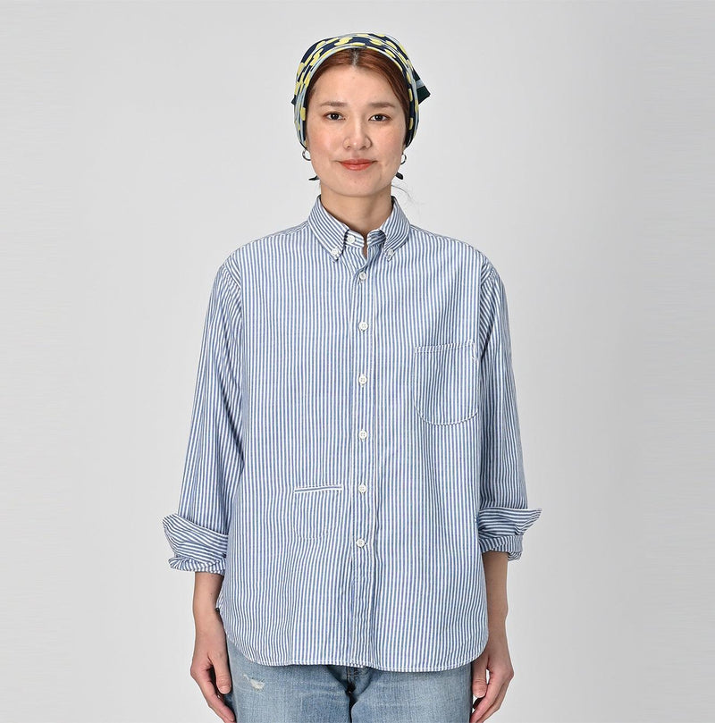 Supima Oxford 908 Ocean Buttondown Shirt - 45R by 45rpm studio - Image 2
