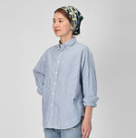 Supima Oxford 908 Ocean Buttondown Shirt - 45R by 45rpm studio