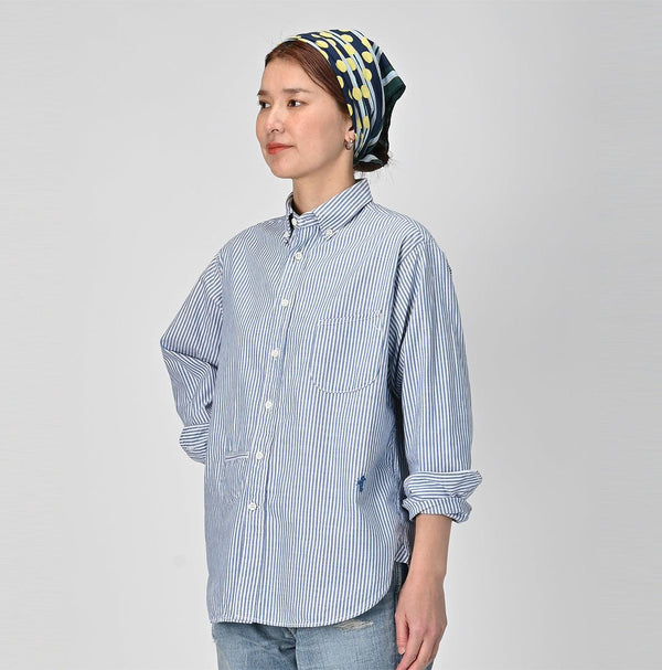 Supima Oxford 908 Ocean Buttondown Shirt - 45R by 45rpm studio