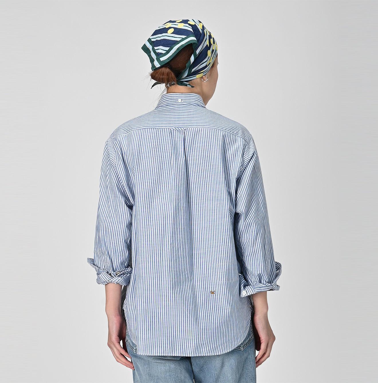 Supima Oxford 908 Ocean Buttondown Shirt - 45R by 45rpm studio - Image 4