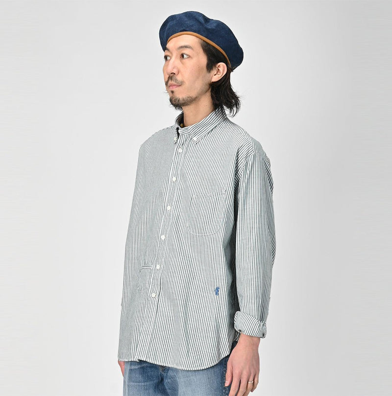 Supima Oxford 908 Ocean Buttondown Shirt - 45R by 45rpm studio - Image 6