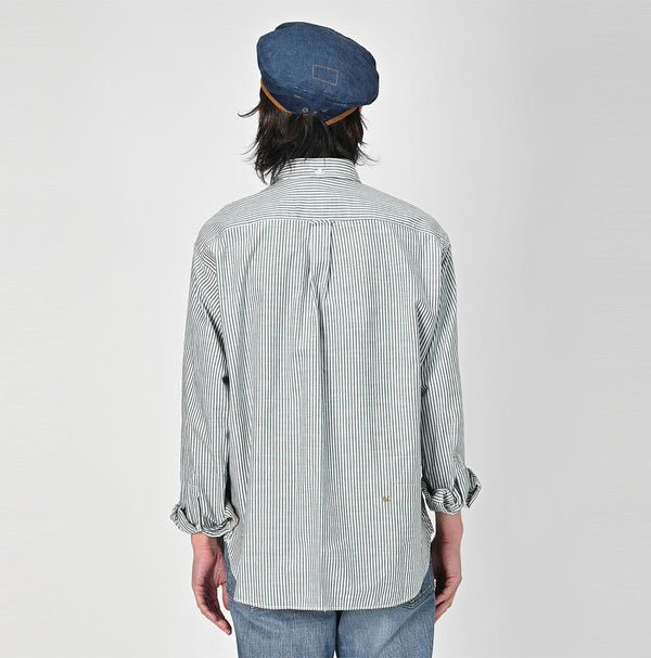 Supima Oxford 908 Ocean Buttondown Shirt - 45R by 45rpm studio