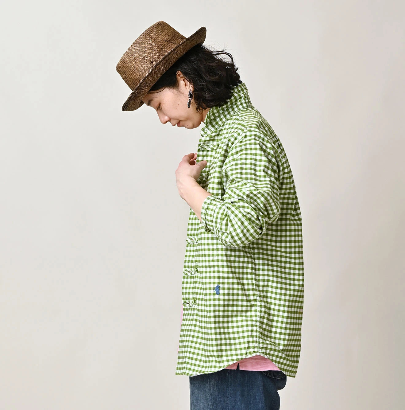 45R Gingham 908 8knot Shirt - Image 6