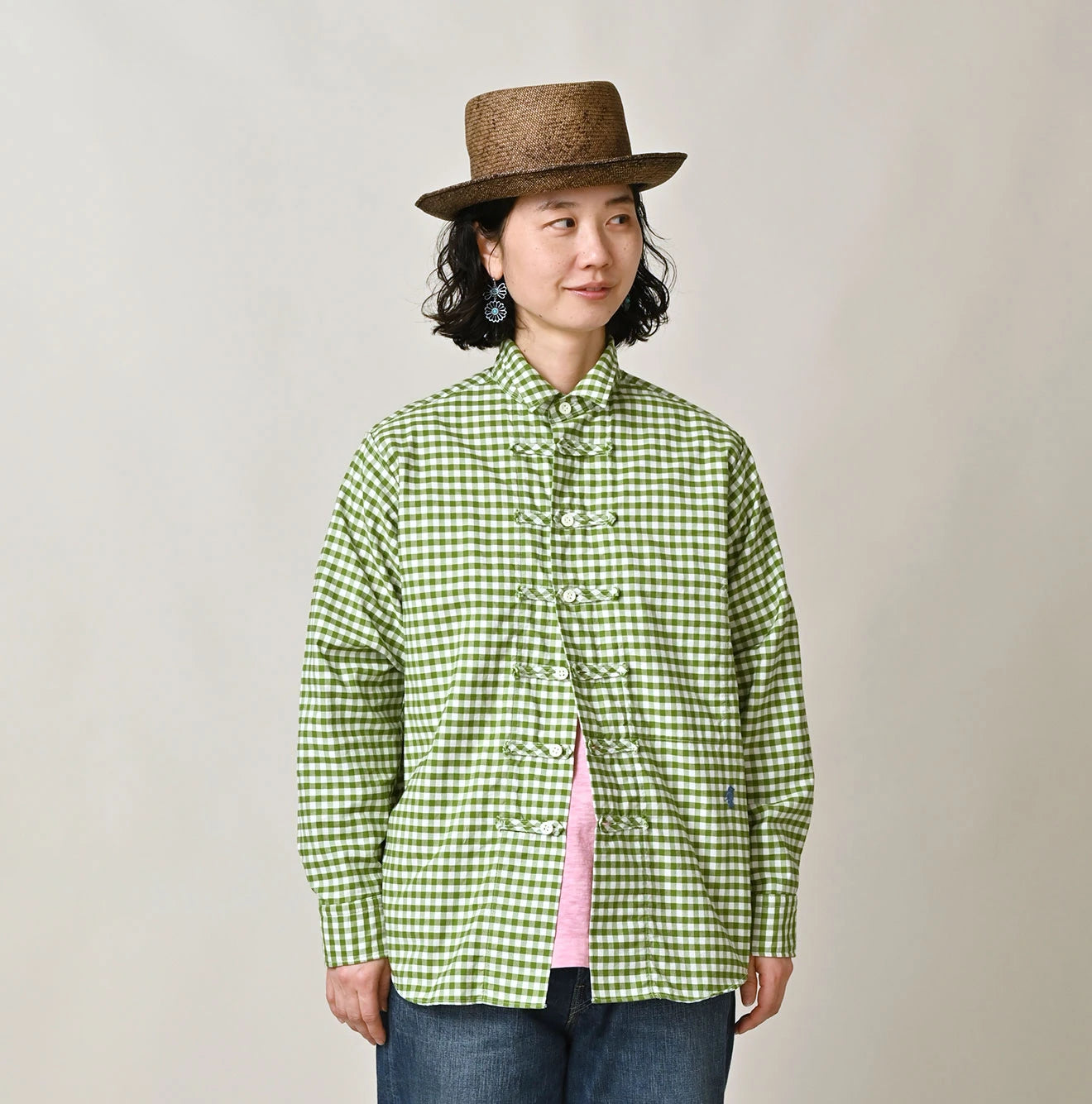45R Gingham 908 8knot Shirt - Image 8