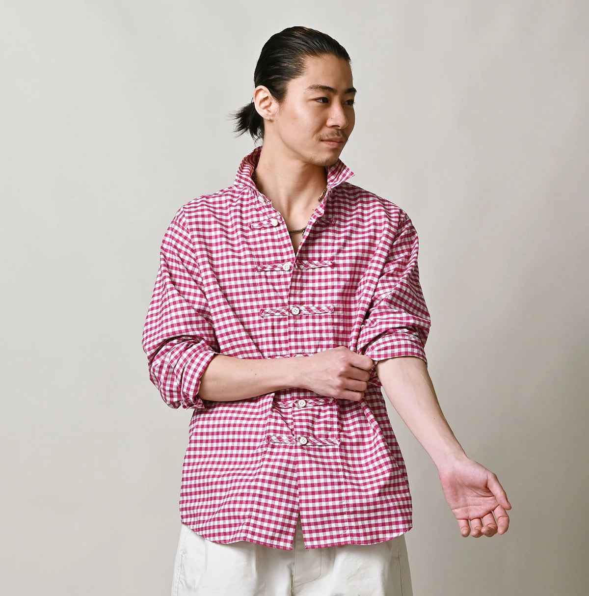 45R Gingham 908 8knot Shirt