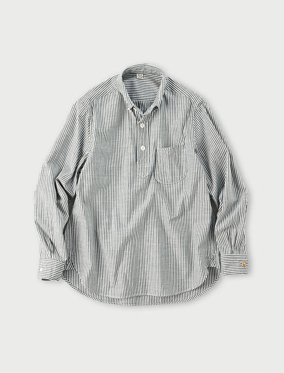 Supima Oxford 908 Loafer Pullover Shirt (Size 3)