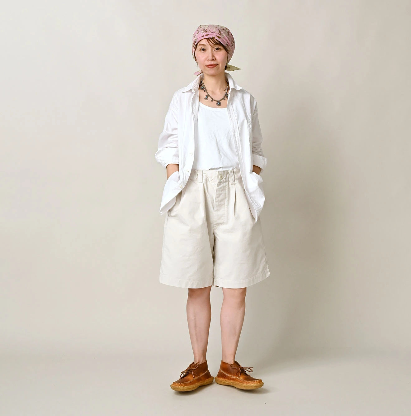 45R 504-Oxford 908 Gingham Ocean Shirt - Image 3