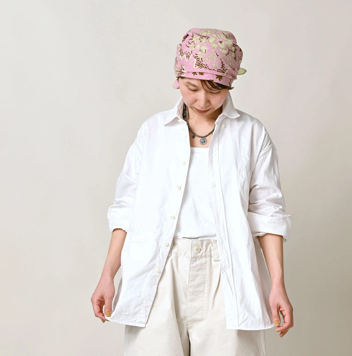 45R 504-Oxford 908 Gingham Ocean Shirt