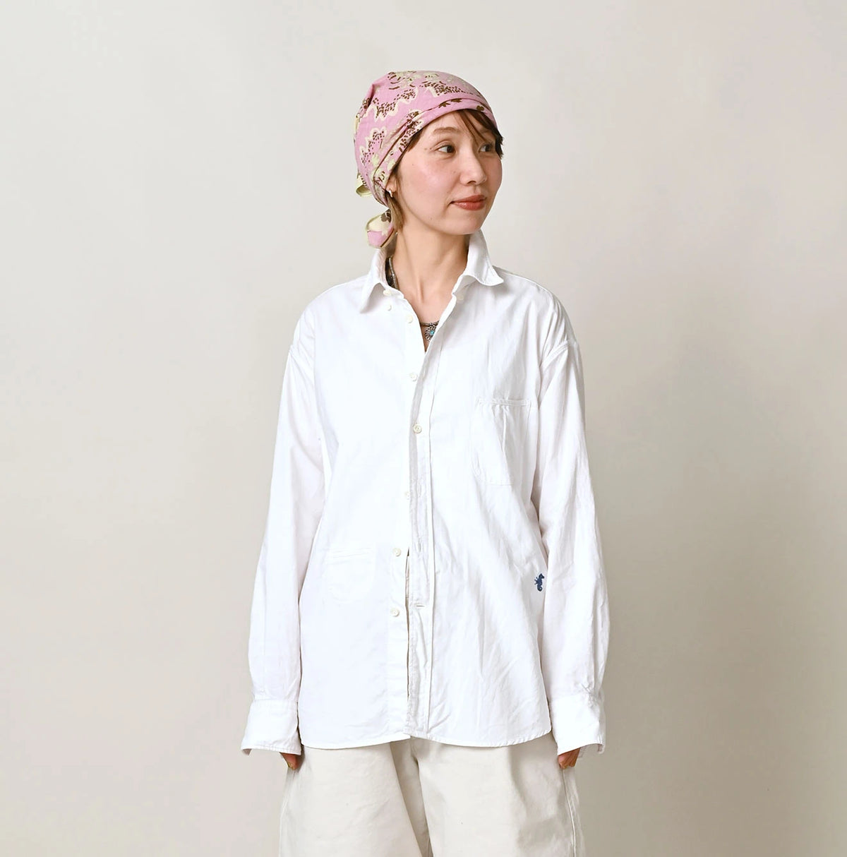 45R 504-Oxford 908 Gingham Ocean Shirt