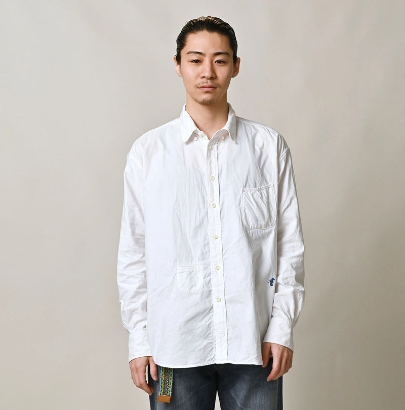 45R 504-Oxford 908 Gingham Ocean Shirt - Image 11