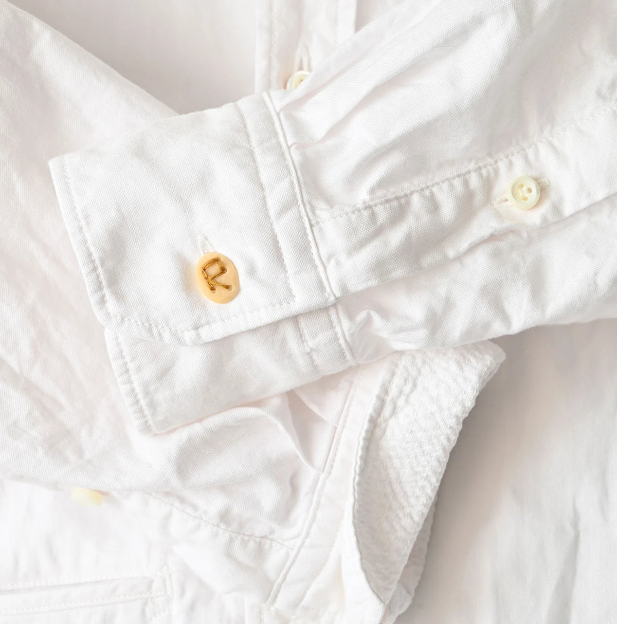 45R 504-Oxford 908 Gingham Ocean Shirt