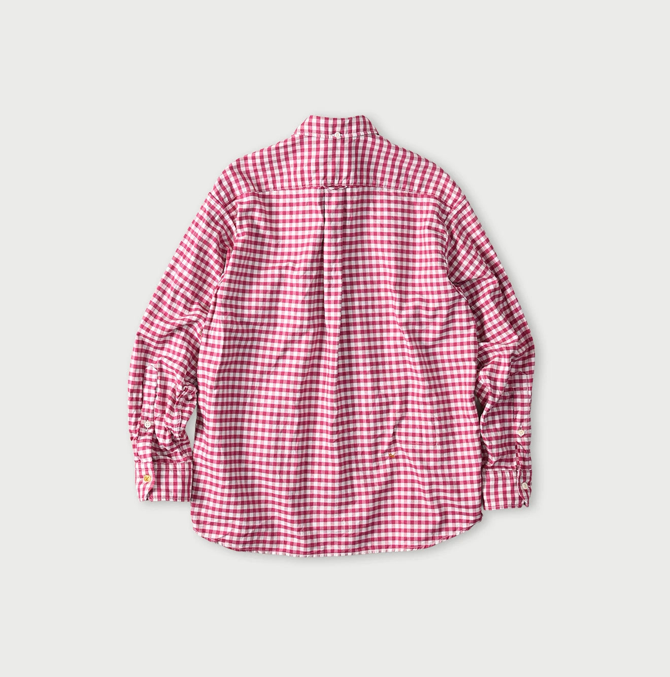 45R 504-Oxford 908 Gingham Ocean Shirt - Image 18
