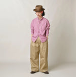 45R 504-Oxford 908 Gingham Ocean Shirt