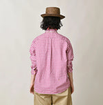 45R 504-Oxford 908 Gingham Ocean Shirt